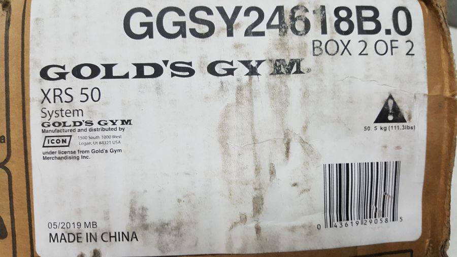 Gold's gym cheap equipment xrs 50