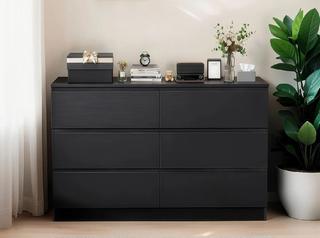 6 Drawer Black Dresser Modern Bedroom Dresser with Spacious Countertop Auction | Auction Synergy 6 Drawer Black Dresser Modern Bedroom Dresser with Spacious Countertop Auction | Auction Synergy