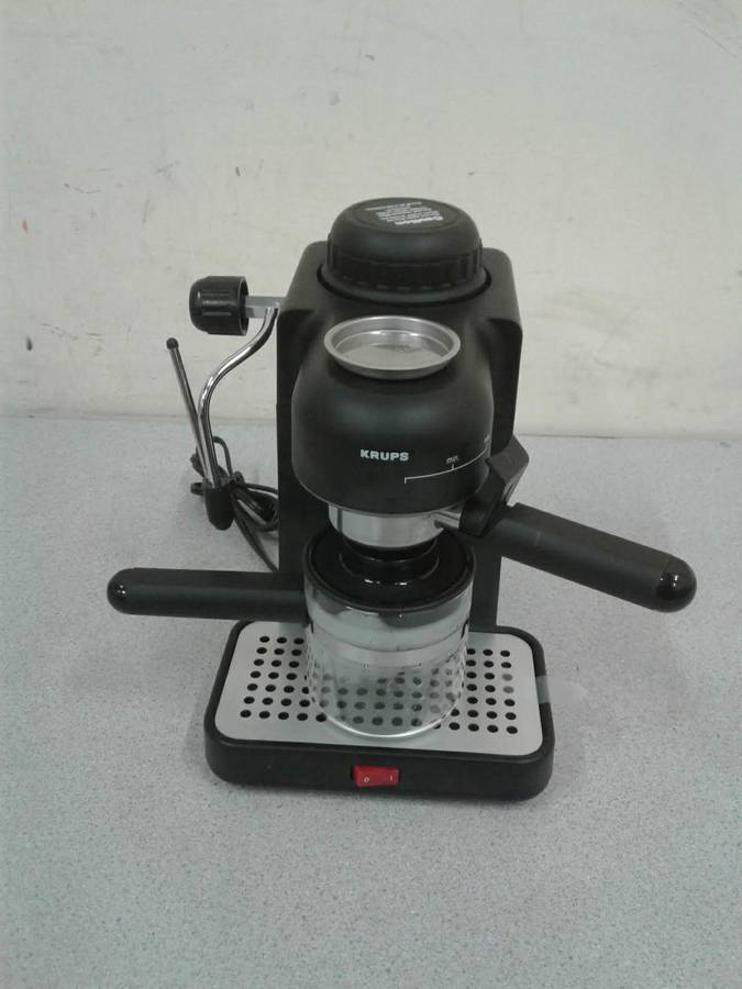 Krups Modelo 963 Black Espresso / Cappuccino Maker 4 CUP Steam