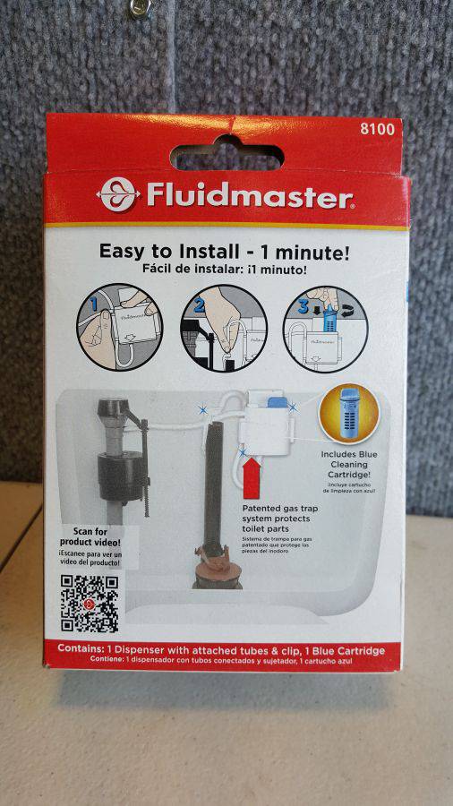 Fluidmaster 8100p8 Flush 'n' Sparkle Toilet Bowl Cleaning System