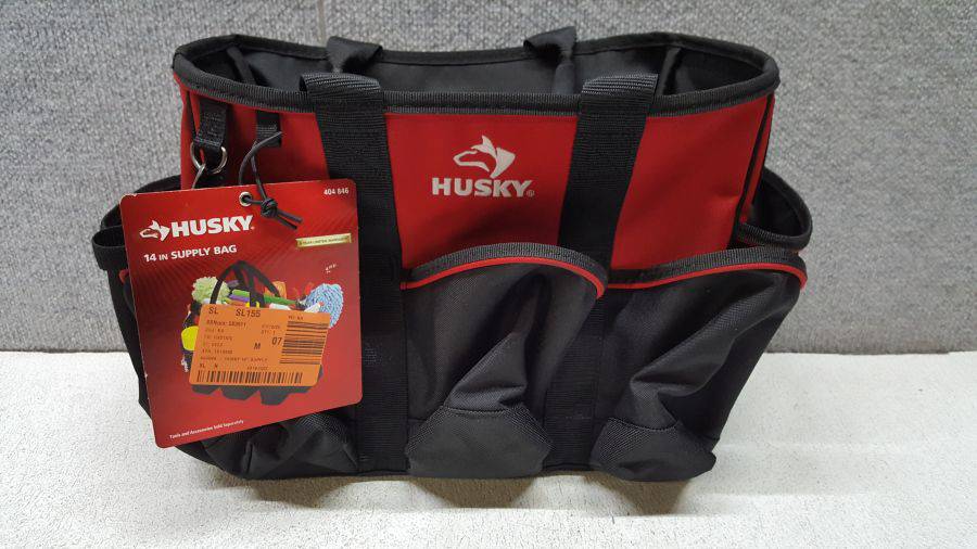 Husky 14 in. Supply Tool Bag(Tools Not Included) Auction | Auction