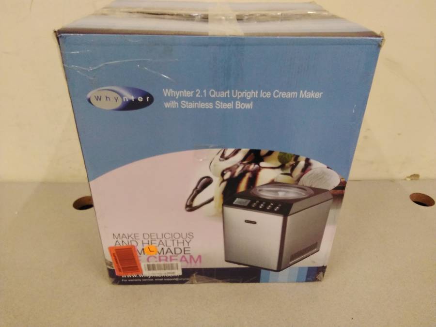 Whynter ICM-201SB 2.1 qt Upright Ice Cream Maker with Stainless Steel