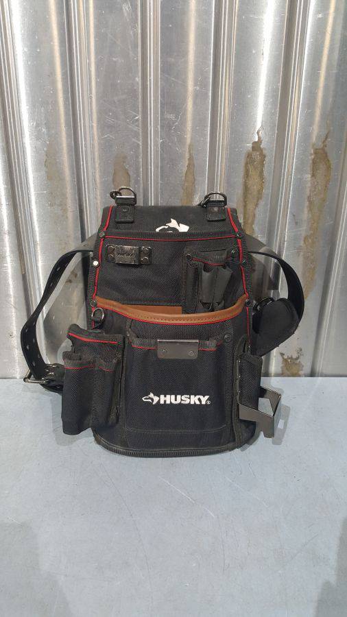 Husky leather tool online pouch