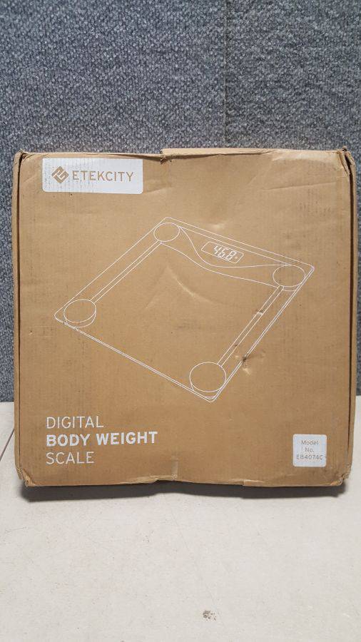 Etekcity Digital Body Weight Bathroom Scale with Body Tape Measure, 8mm  Tempered Glass, 400 Pounds