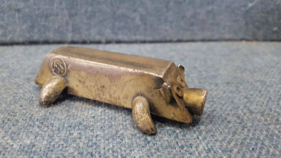 Small Anvil Made in to A Pig Figurine Auction