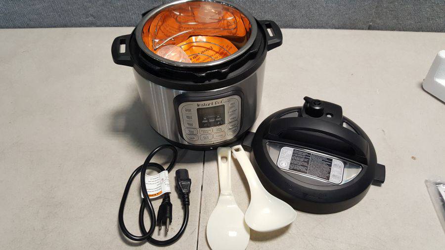 Instant Pot Duo Nova 7-in-1 Electric Pressure Cooker, Sterilizer, Slow  Cooker, Rice Cooker, Steamer, Saute, Yogurt Maker, and Warmer, 3 Quart,  Easy-Seal Lid, 12 One-Touch Auction