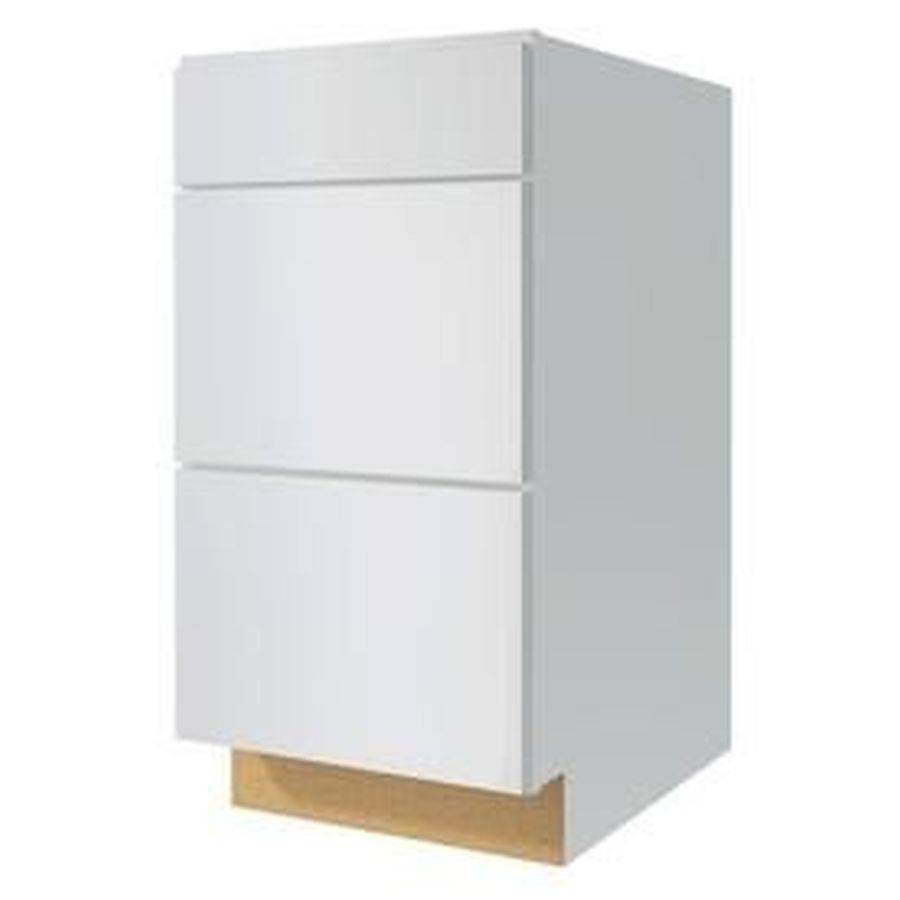 Diamond NOW Arcadia 18-in W x 35-in H x 23.75-in D Truecolor White Drawer Base Stock Cabinet Diamond NOW Arcadia 18-in W x 35-in H x 23.75-in D Truecolor White Drawer Base Stock Cabinet