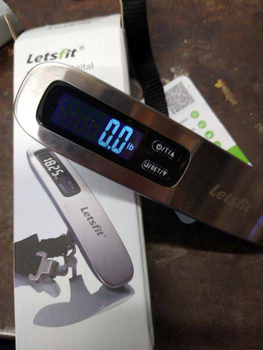 Spring new work Electronic Luggage Scale EL910H Silver