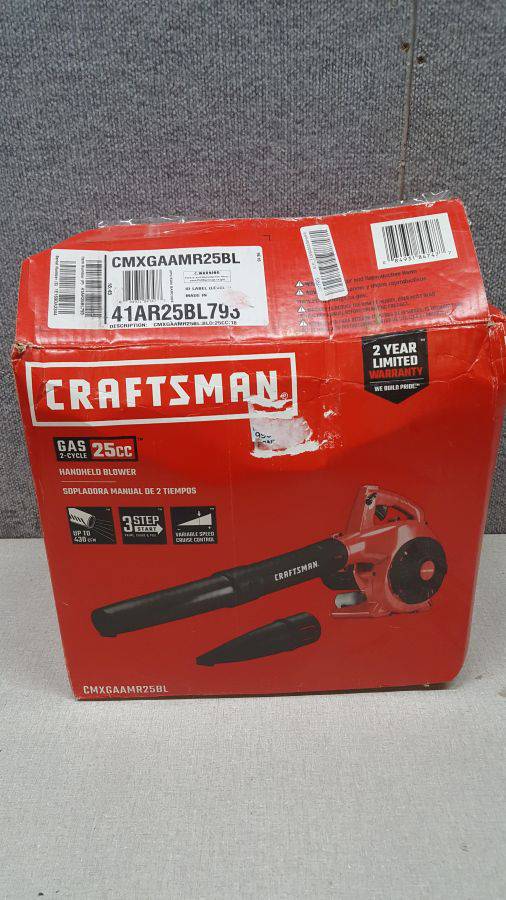 ブランド品専門の Craftsman B215 25cc 2Cycle Engine Handheld Gas Powered Leaf