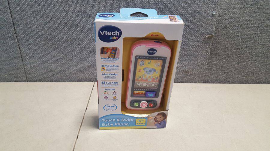 VTech Touch and Swipe Baby Phone, Pink TESTED