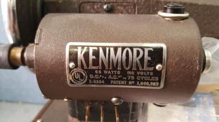 Buy the Vintage Kenmore Sewing Machine 117812 Deluxe Rotary 65 Watts 110  Volts with Pedal & Cord Cable