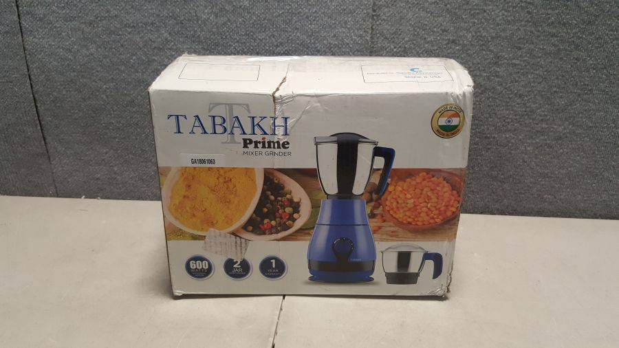 600 Watts 110-Volts Tabakh Prime Indian Mixer Grinder 