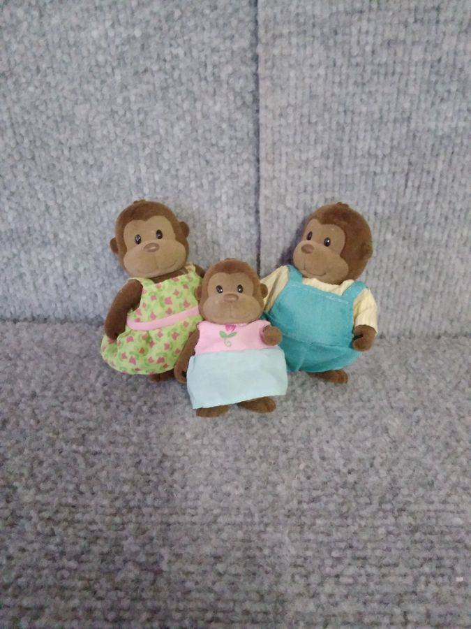 Li'l Woodzeez Miniature Animal Figurine Set - O'Funnigan Monkey