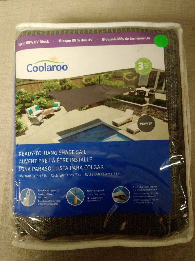 Coolaroo 13' x 7' Rectangle Shade Sail