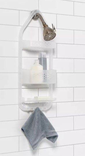 Three Tier Over The Shower Caddy Frosted - Room Essentials™ : Target