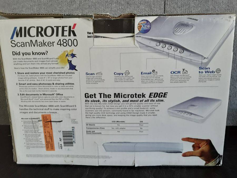microtek scanmaster 4800