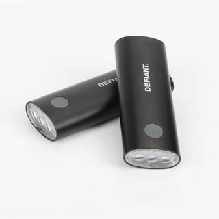 defiant rechargeable led flashlight and power bank Flashlight, Adjustable, Durable, Battery Powered : Sports & Outdoors The Defiant 1000 Lumen LED Compact Rechargeable Spotlight is compact while bright LED lights provide up to 1000 Lumens of light with a 450m beam throw on High mode Defiant Rechargeable LED Flashlight and