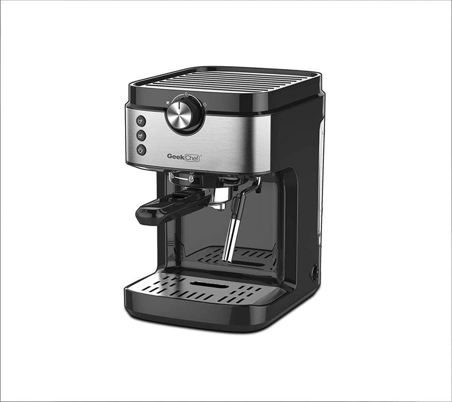 Geek Chef Espresso Machine, Espresso&Cappuccino Latte Maker 20 Bar