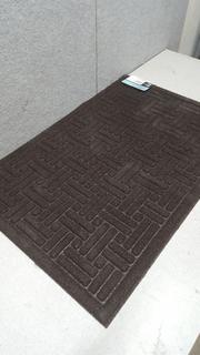 TrafficMaster Tri-Rib Charcoal 24 in. x 36 in. Vinyl Door Mat