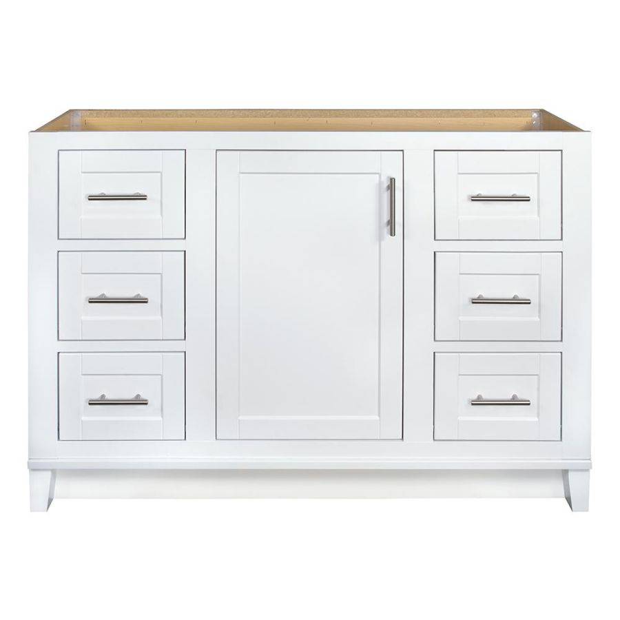 Kinghurst 48 in. W x 21 in. x 33.5 in. H D Bathroom Vanity Cabinet Only in White Kinghurst 48 in. W x 21 in. x 33.5 in. H D Bathroom Vanity Cabinet Only in White