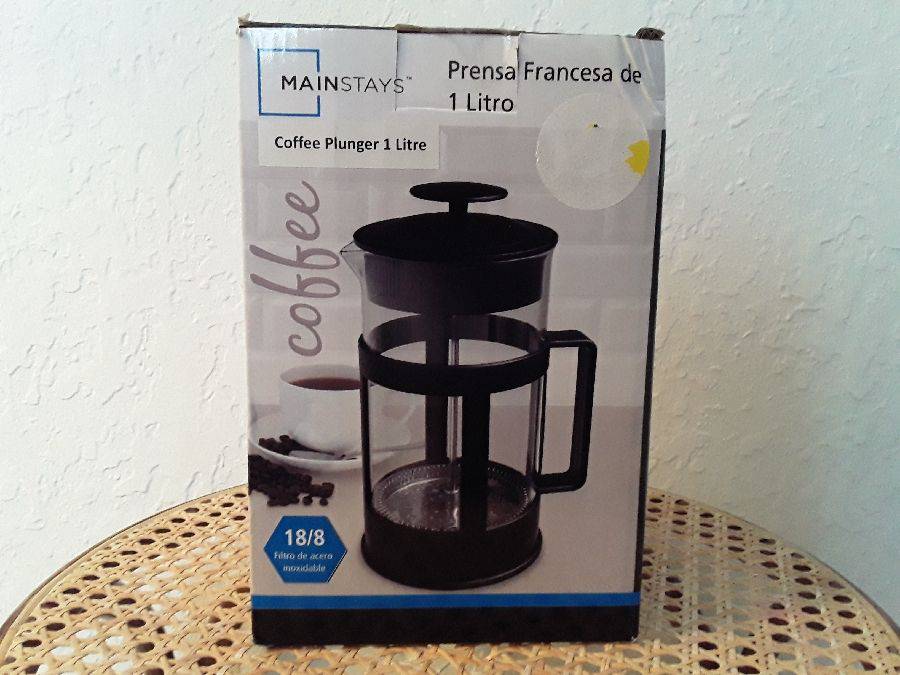 Mainstays Coffee Press 1 Liter Model: No. KCM10A. (New)(M13