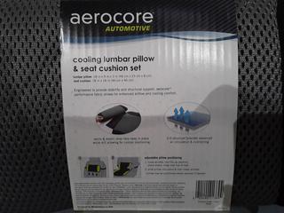 Aerocore Automotive Cooling lumbar pillow seat cushion seat. 2H Auction Auction Synergy