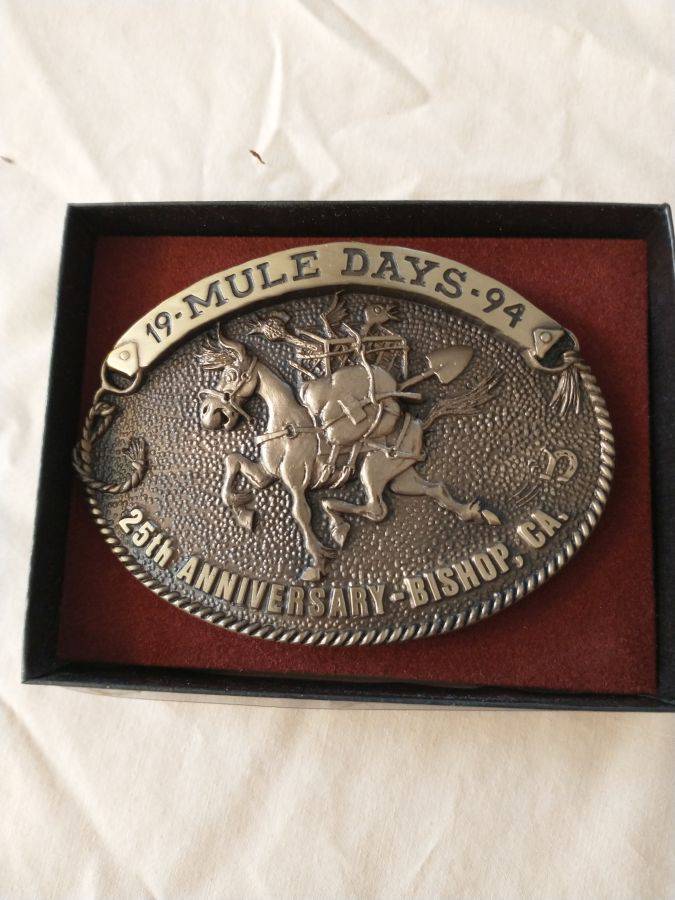 Mule belt outlet buckle