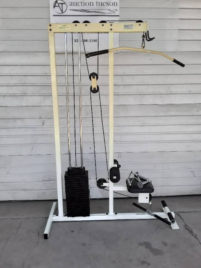 Parabody Lat Pull Down Machine Items Were In A House Fire There Is Smoke Residue On These Item They Will Need To Be Cleaned Auction Auction Synergy