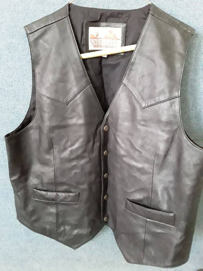 Saguaro west clearance leather vest