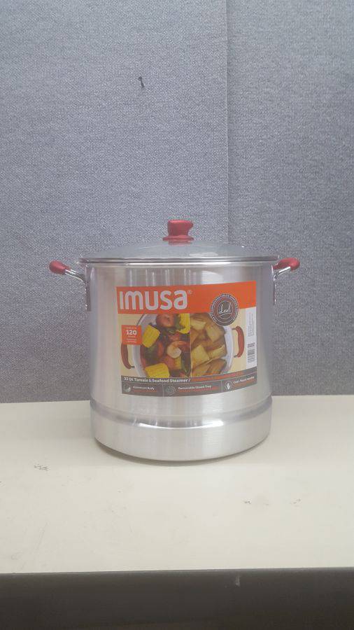 IMUSA 20qt Tamale/Seafood Steamer with Rack & Lid