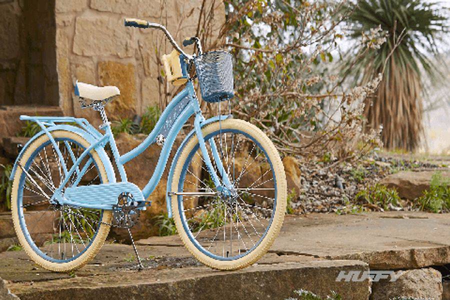 New Huffy Nel Lusso Classic Cruiser Bike with Perfect Fit Frame