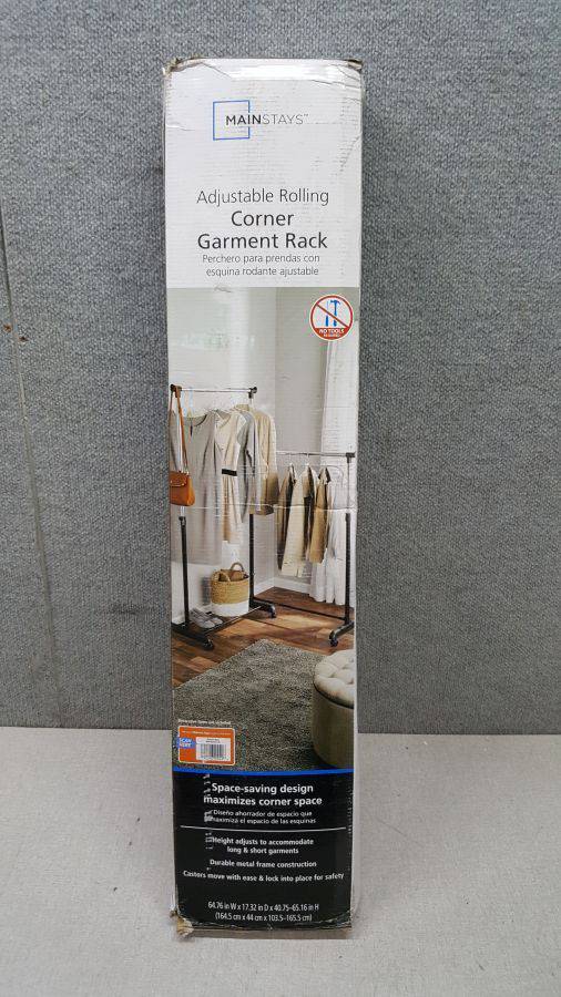 Mainstays corner best sale garment rack