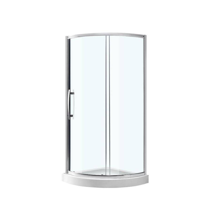 Glacier Bay Glamour 34 in. x 76.40 in. Corner Drain Corner Shower