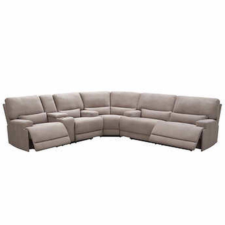 trevita fabric power reclining sectional