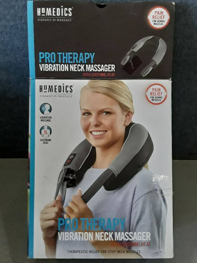 Pro Therapy Vibration Neck Massager with Soothing Heat