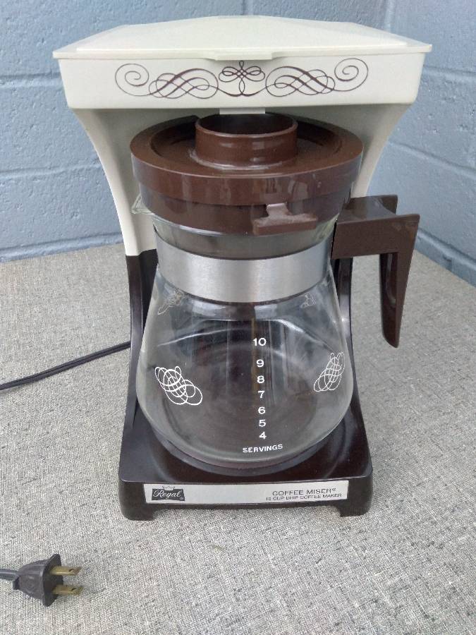 Used Vintage Regal Coffee Miser 10 Cup Drip Coffee Maker