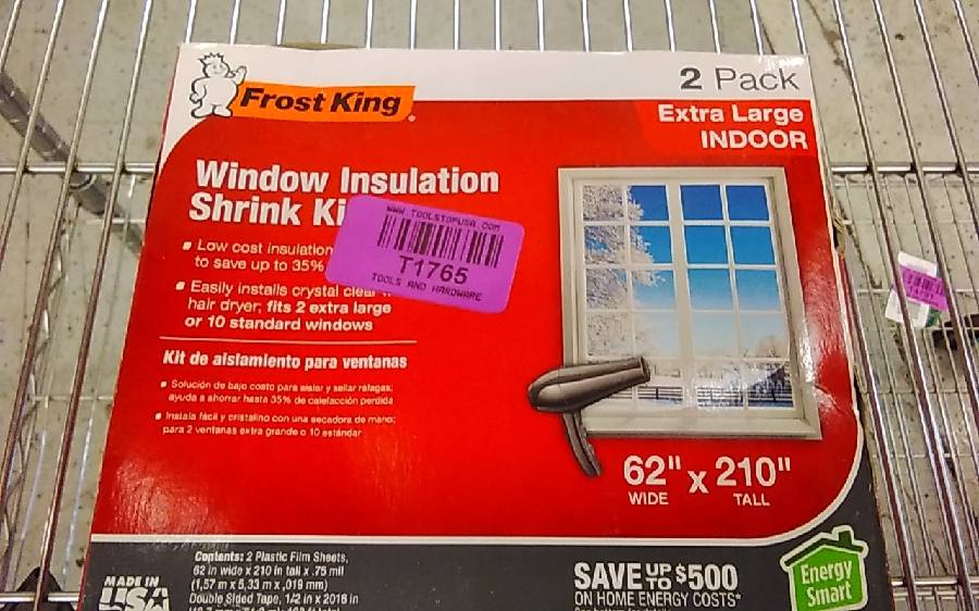 Extra Large Window Insulation Kit 62 x 210