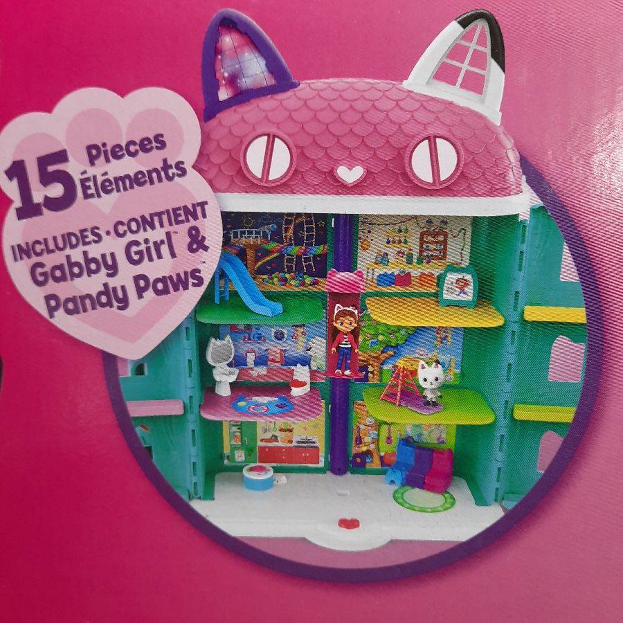 Gabby's Dollhouse, Purrfect Dollhouse with 15 Pieces Including Toy Figures,  Furniture, Accessories and Sounds, Kids Toys for Ages 3 and up Auction