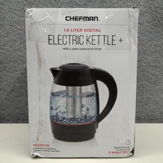 Chefman Digital Electric Kettle with Rapid 3 Minute Boil Technology, Custom  Steep Timer & Temperature Presets, Bonus Tea Infuser, Rust & Discoloration