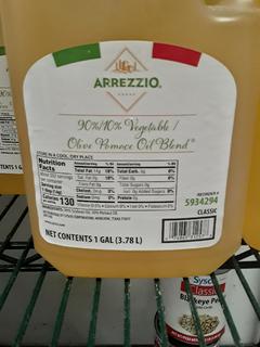 Arrezzio Classic Olive Oil, 1 Gallon (3.78L)