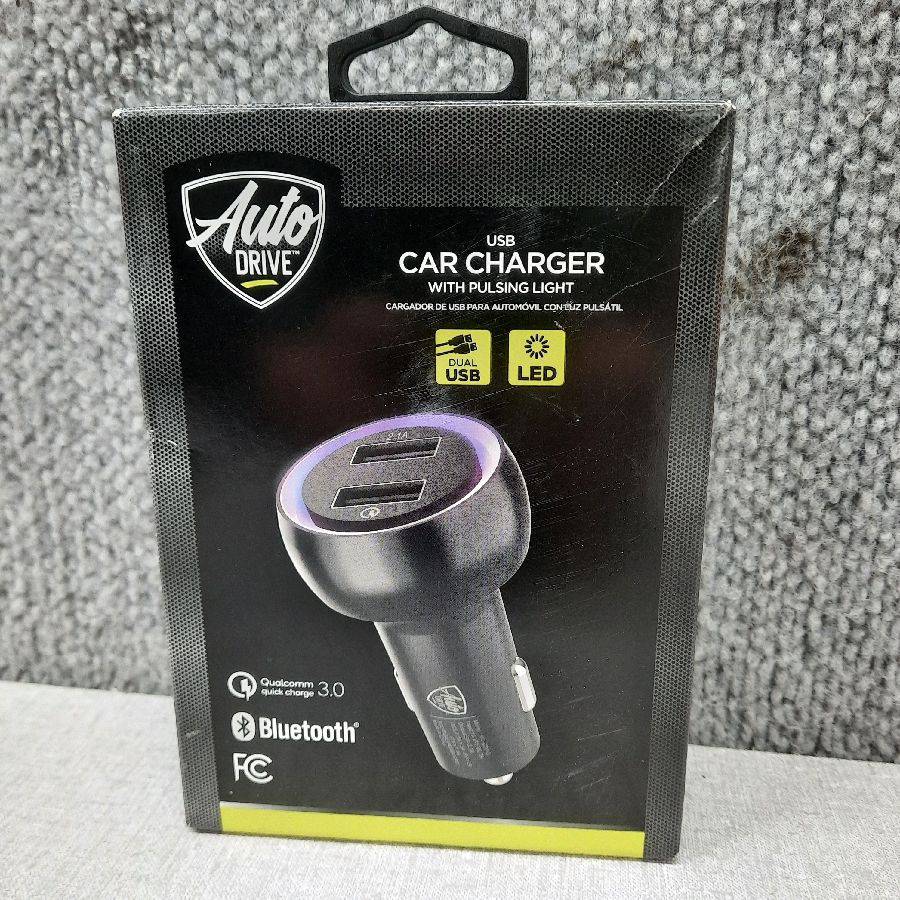 auto drive car charger with pulsing light bluetooth Auction | Auction  Synergy