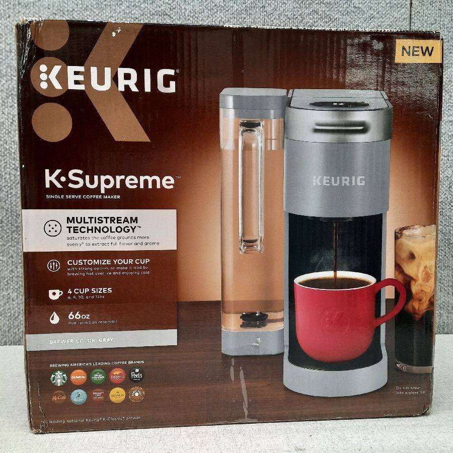 Keurig K-Supreme Single Serve K-Cup Pod Coffee Maker, With