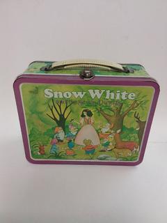 AMERICANA Metal Lunch Box and Thermos 1958 American Thermos lunchbox  vintage USA