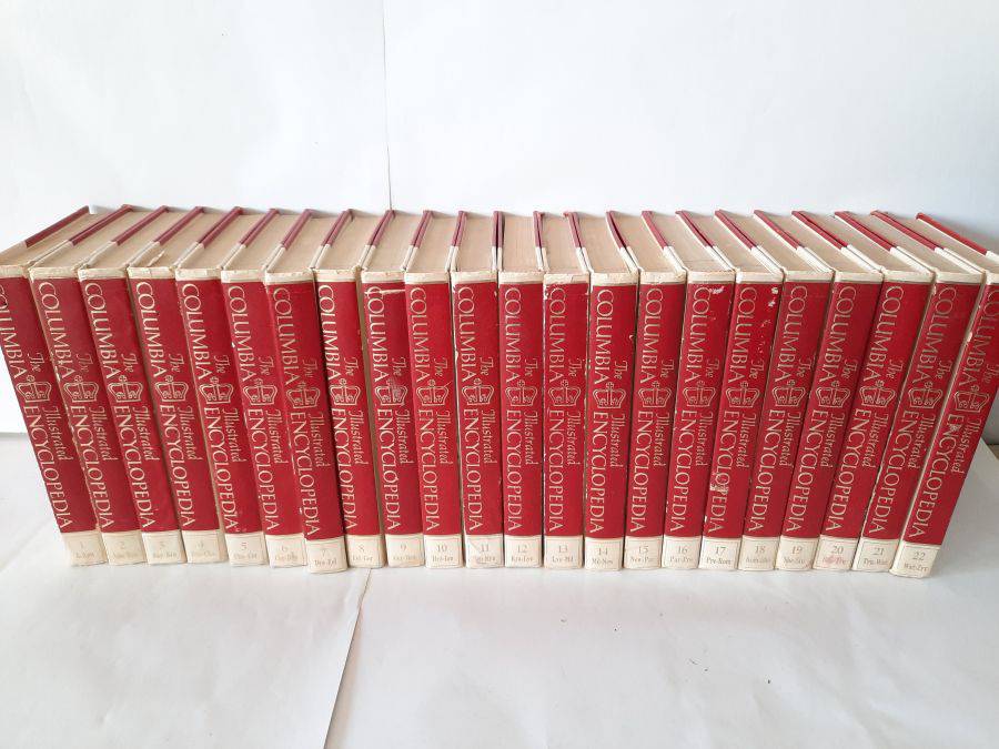 The Illustrated Columbia Encyclopedia 22 PC Set M1 Auction