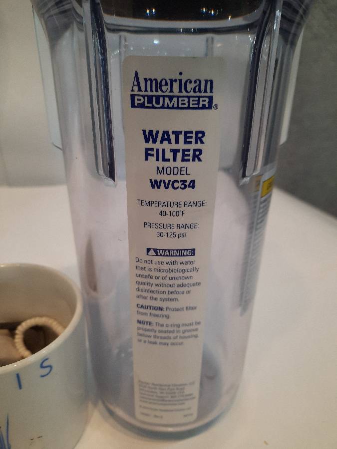 American Plumber WVC34 Deluxe Whole House Water Filter, 50% OFF