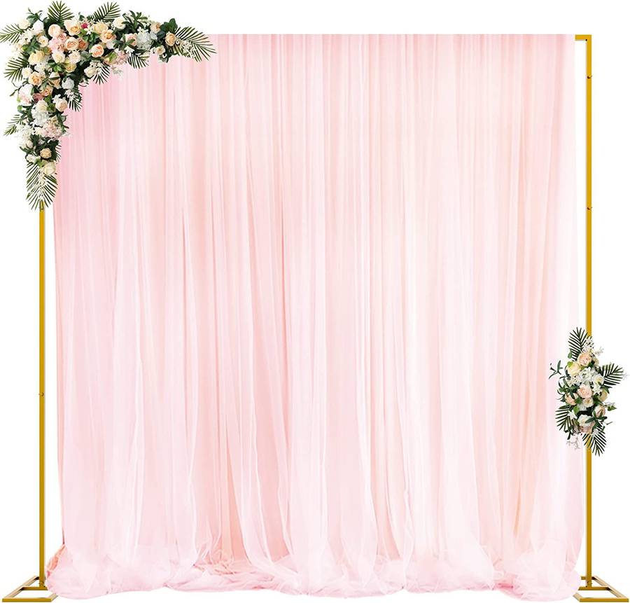 8.5 x 10 ft Adjustable Backdrop Stand with Steel Base