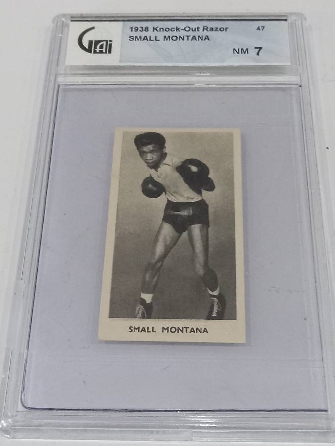 1938 Knock-Out Razor 47 Small Montana NM 7 GAI Graded Collectible Card  Auction | Auction Synergy
