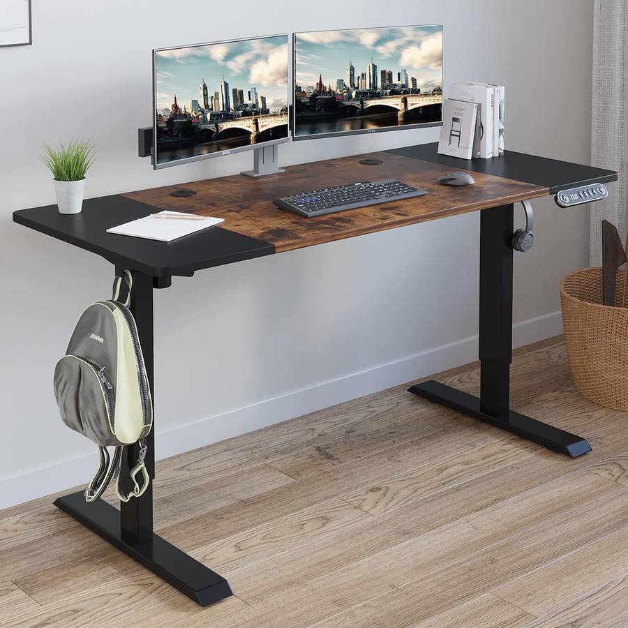 55*24'' Electric Standing Desk Adjustable Height Stand up Desk 27