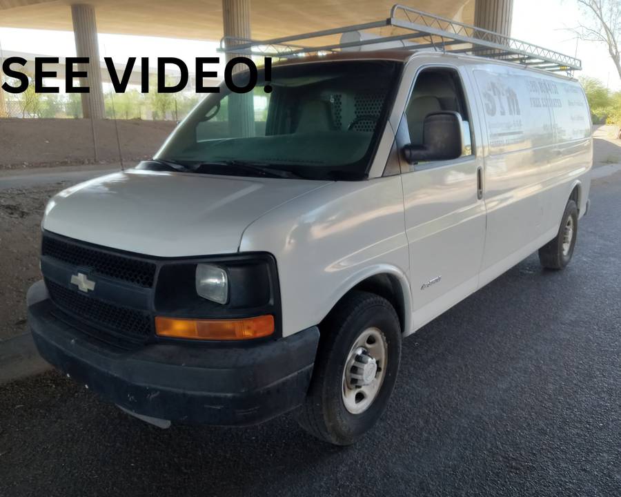 2006 chevrolet express extended best sale cargo van