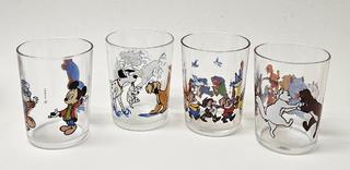 Vintage 1978 Pepsi Disney Drinking Glass Lot 6 Glasses Mickey